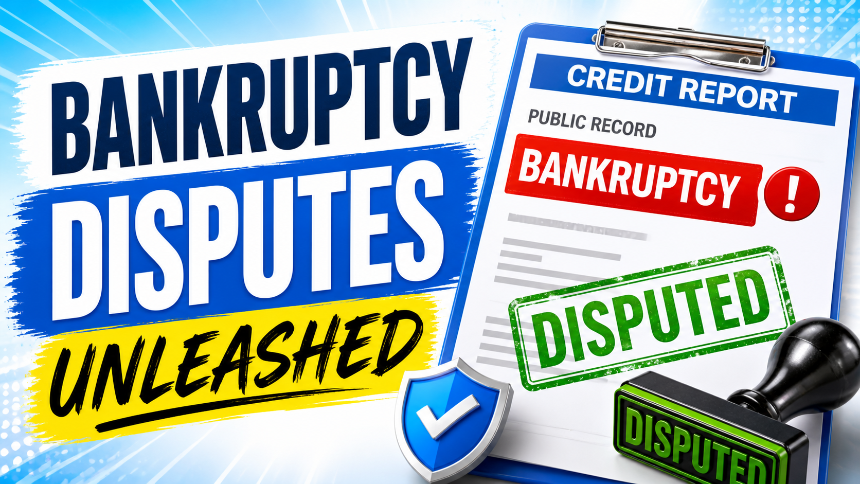 Bankruptcy Disputes Unleashed! Fight Back Against Reporting Inaccuracies